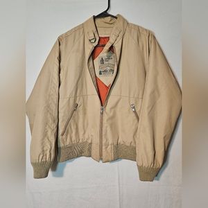 Vintage London Fog Outdoorsman Unlimited Zip-Up Jacket Size 8 Regular Cream
